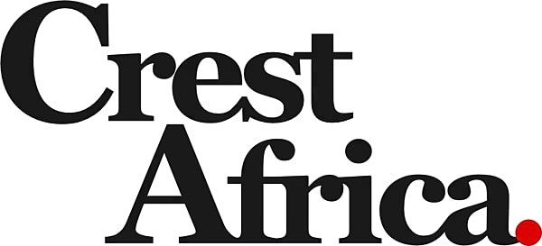 Crest Africa logo design in bold typography.