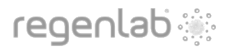 Regenlab logo with circular design element.